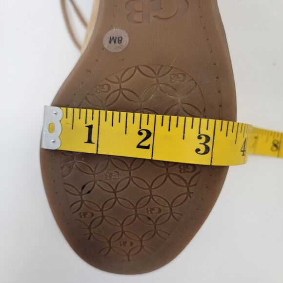 Giani Bini Womens Tan Low Heel Wingtip Lace-up Oxford Retro Brogues Shoes 8 - Picture 10 of 10